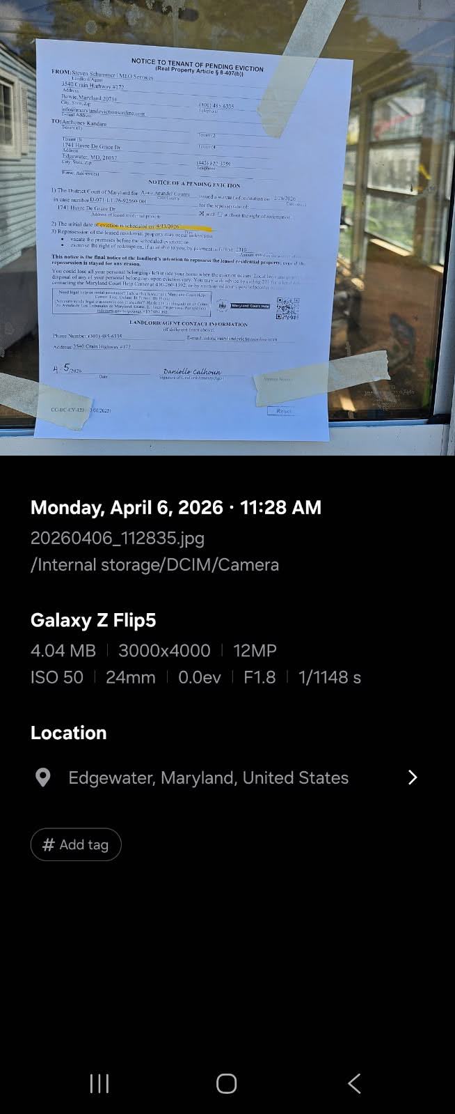 Sample of Time Stamped